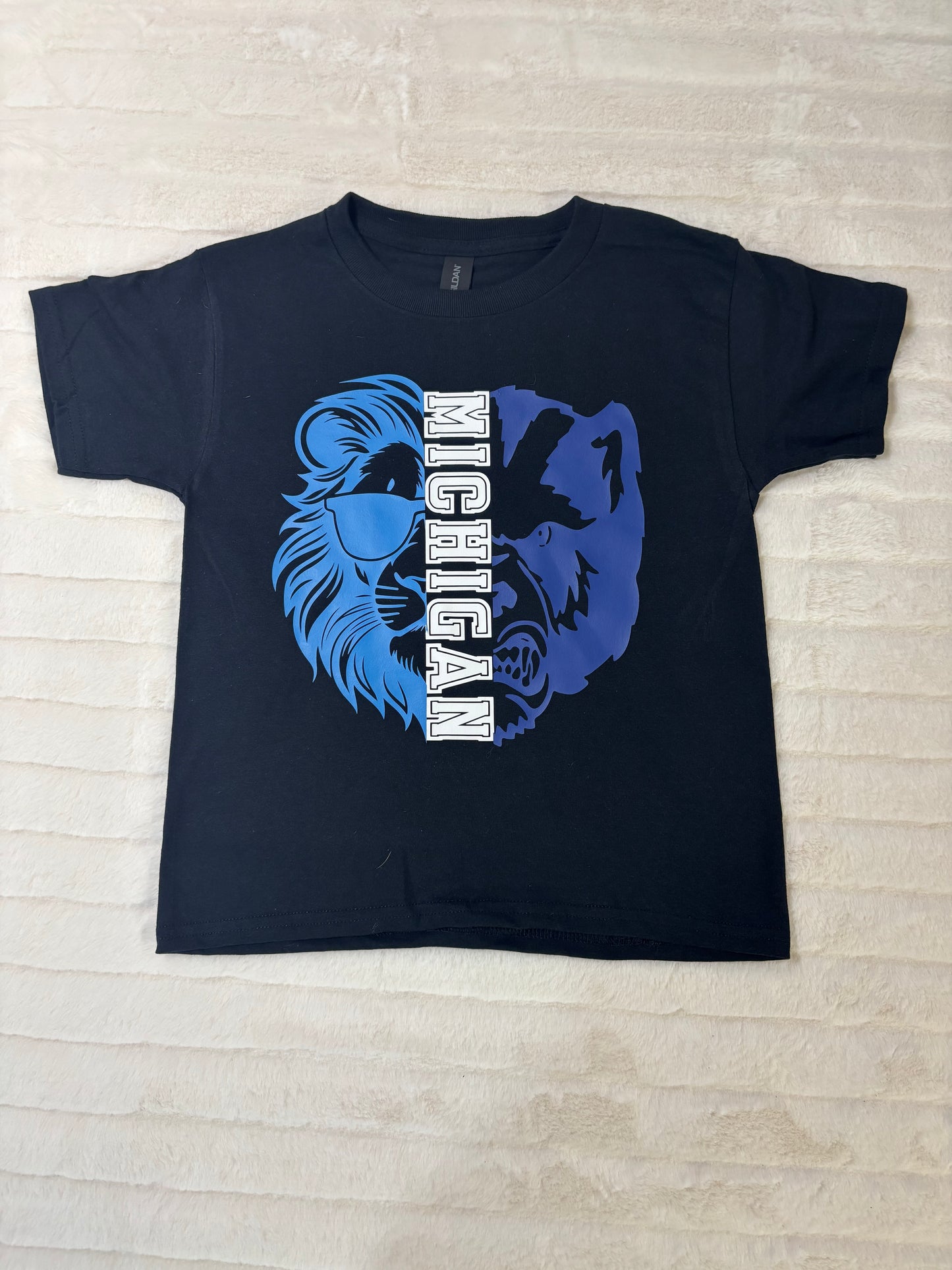 Youth Lions/Wolverines Split T-Shirt