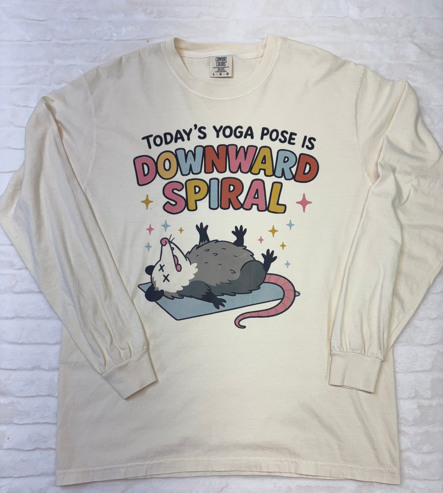 Today's Yoga Pose: Downward Spiral Long Sleeve