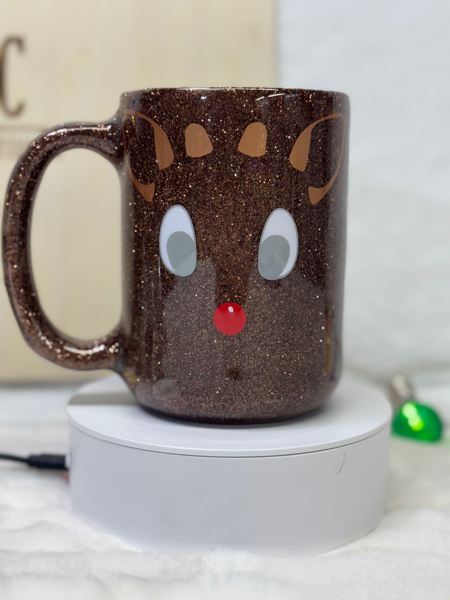 15 oz Christmas Reindeer Mugs