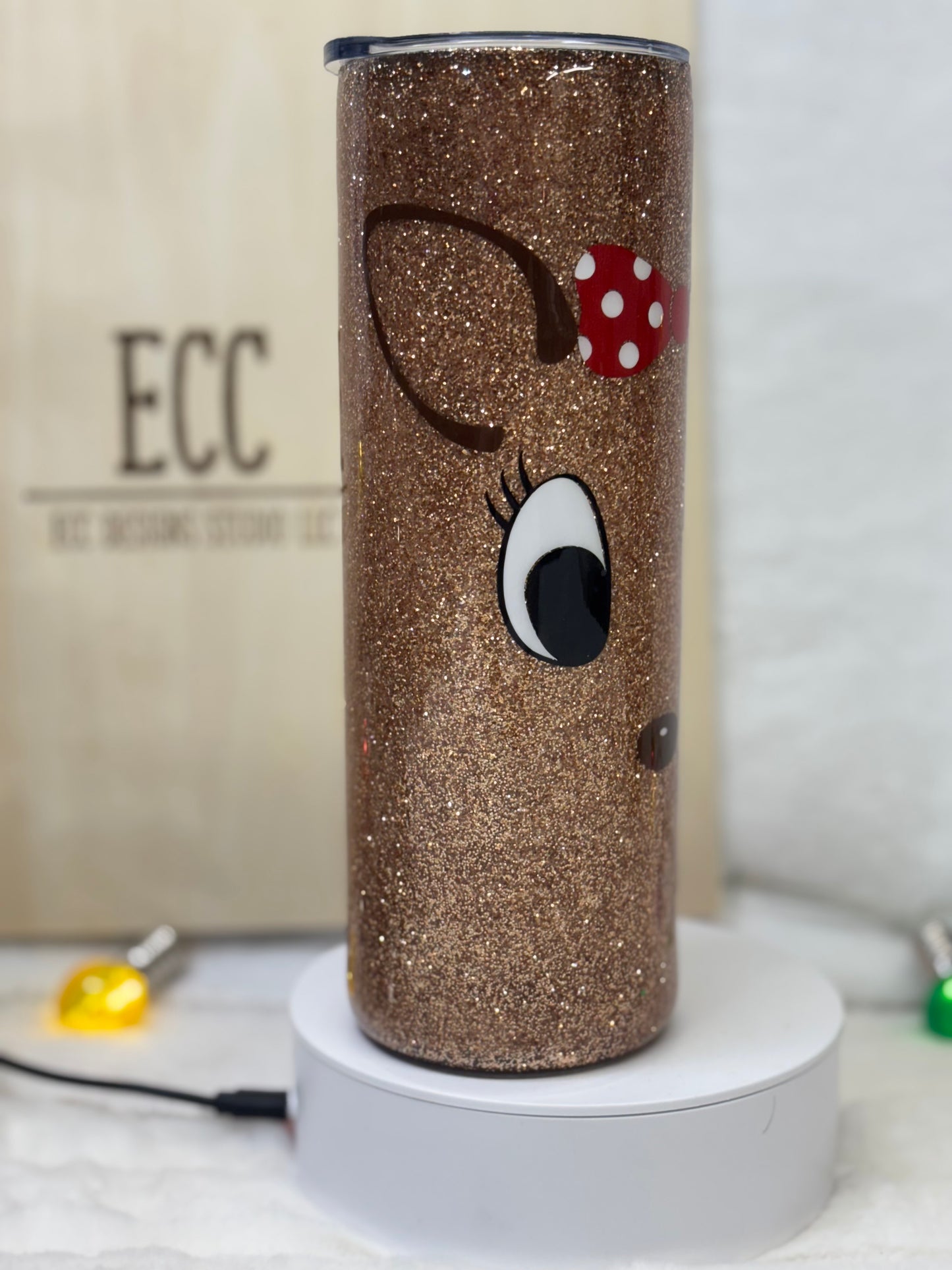 20 oz Christmas Reindeer Tumbler