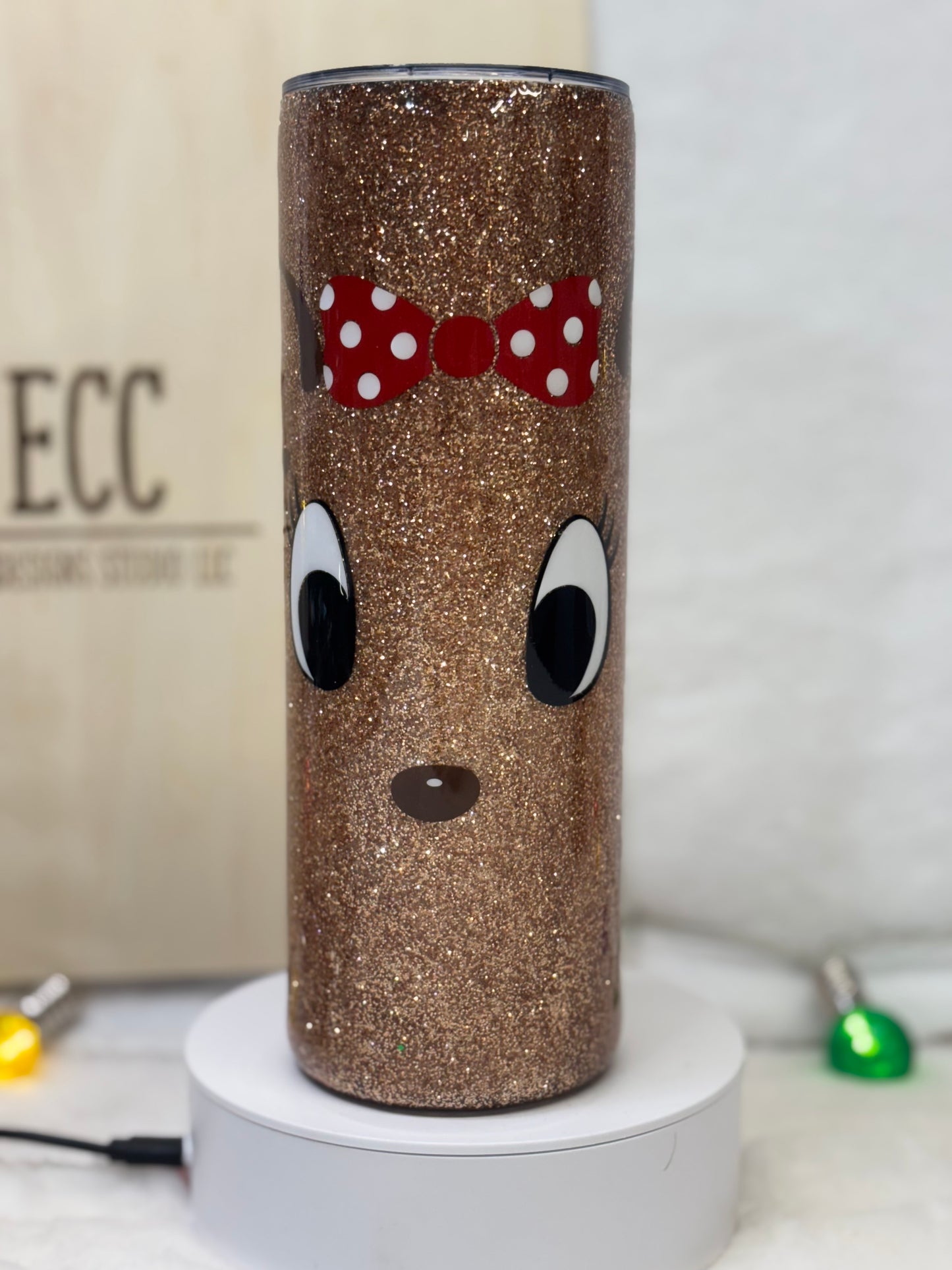20 oz Christmas Reindeer Tumbler