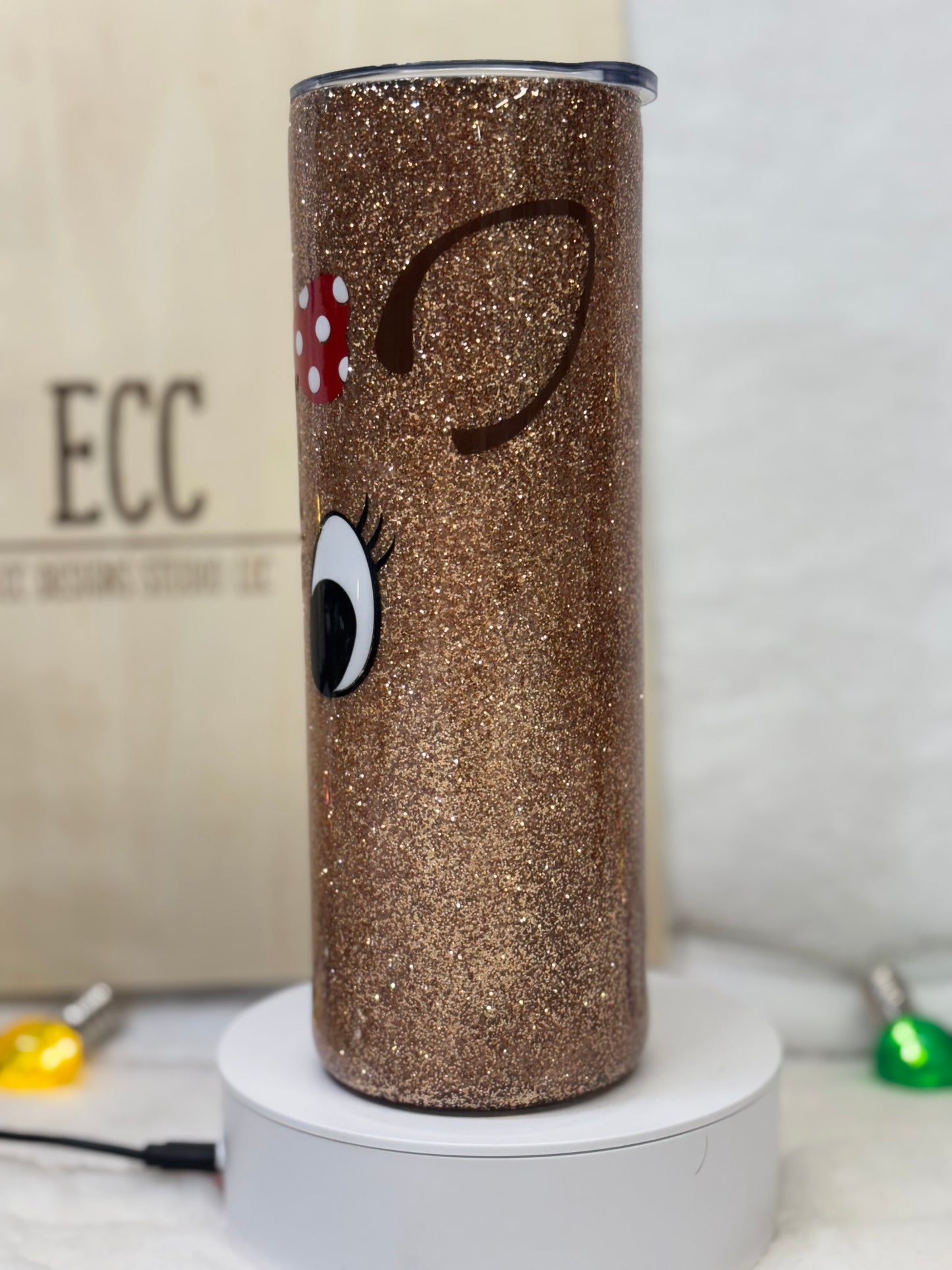 20 oz Christmas Reindeer Tumbler