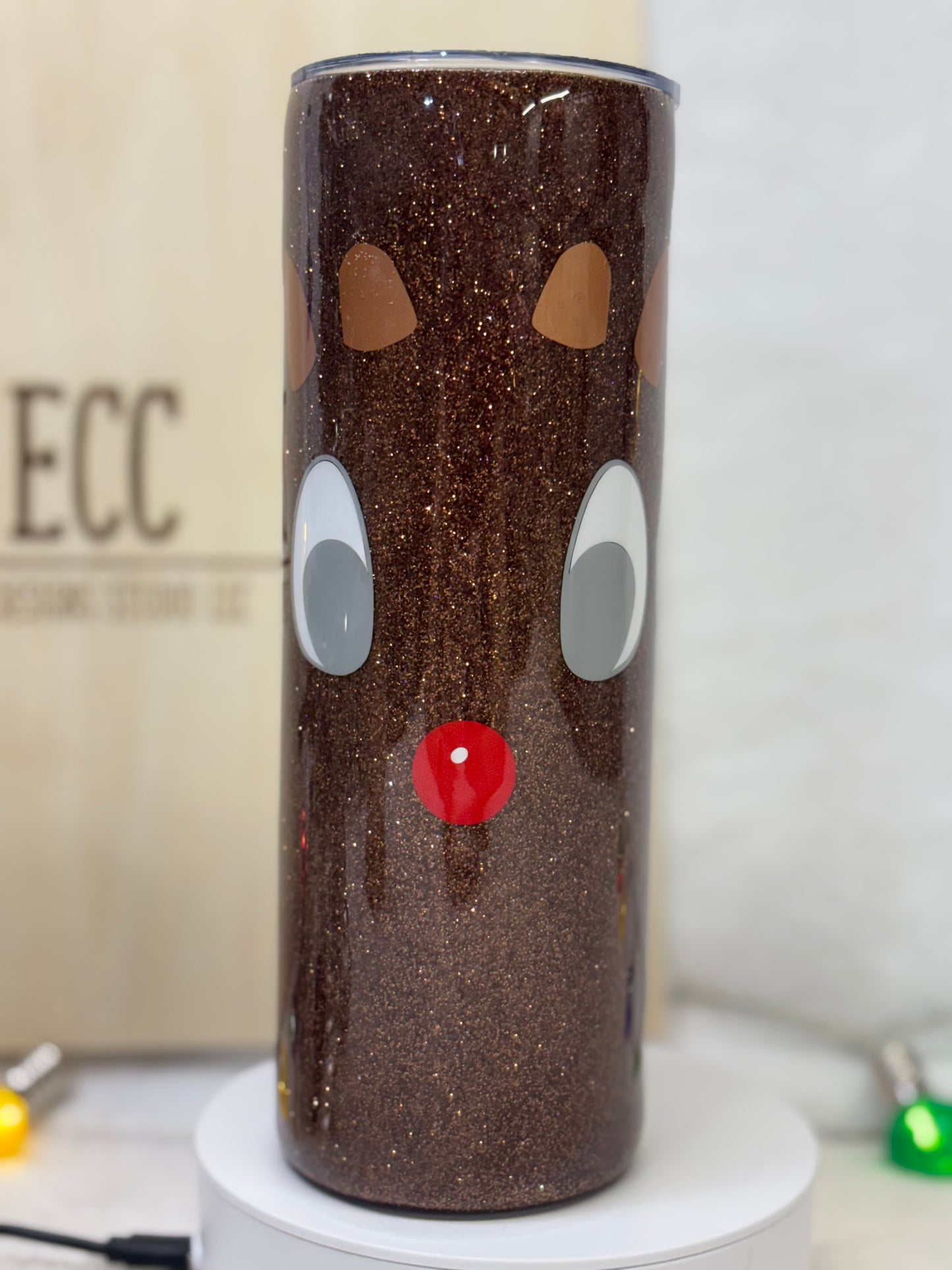 20 oz Christmas Reindeer Tumbler