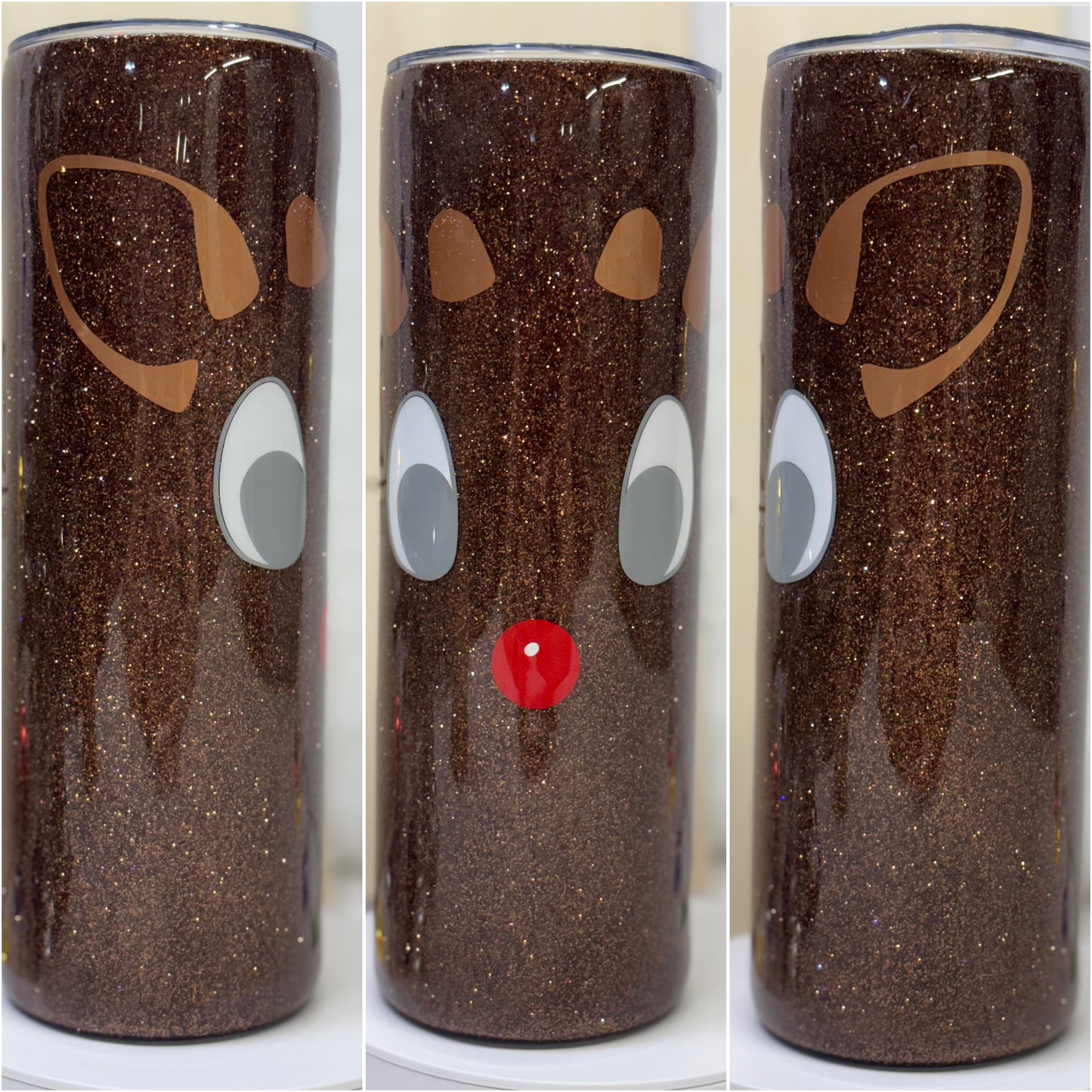 20 oz Christmas Reindeer Tumbler