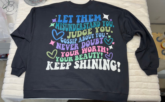 Let Them Crewneck Sweatshirt