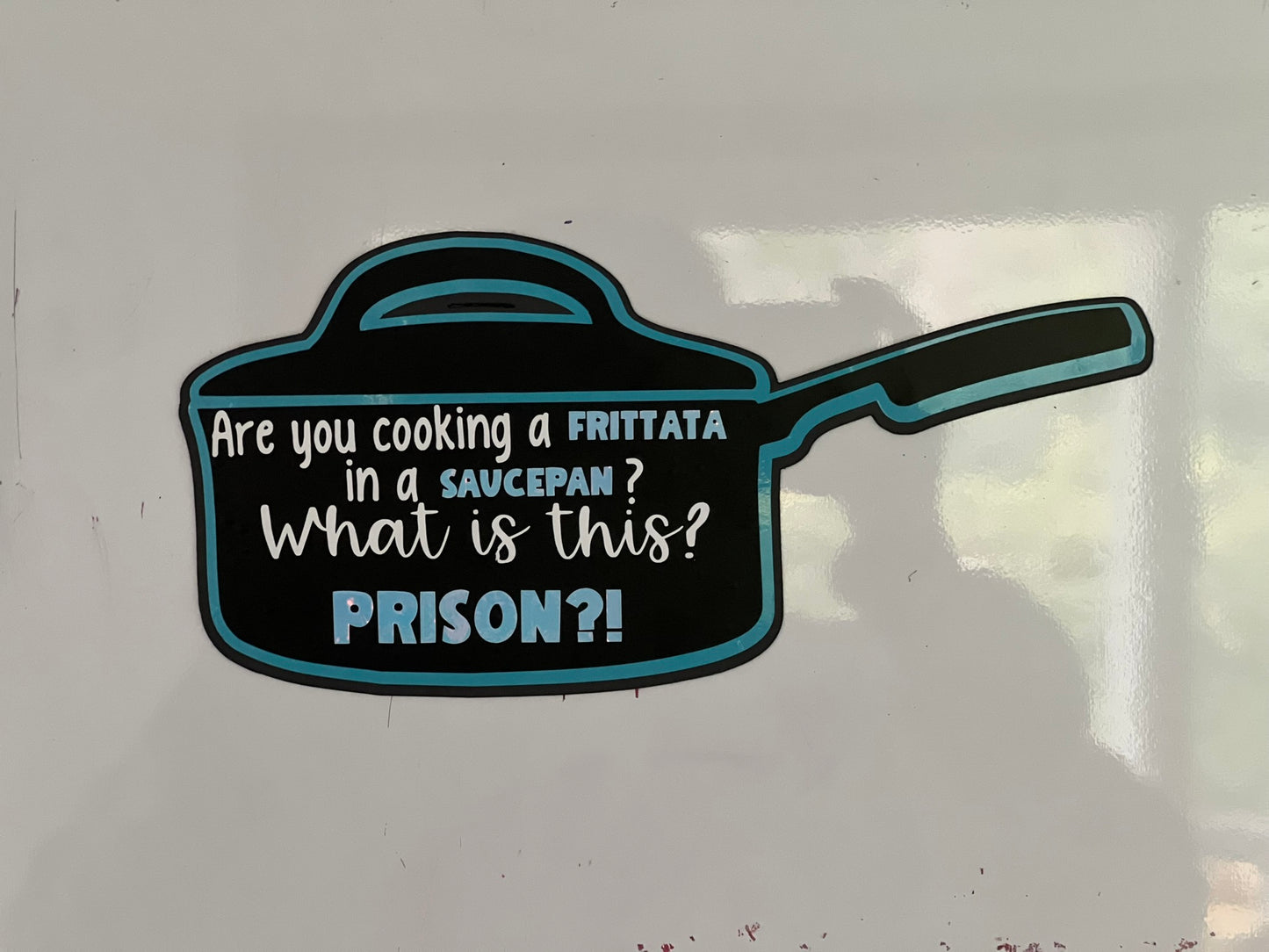 Are you cooking a frittata in a saucepan? Magnet