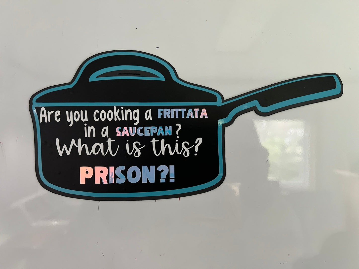 Are you cooking a frittata in a saucepan? Magnet