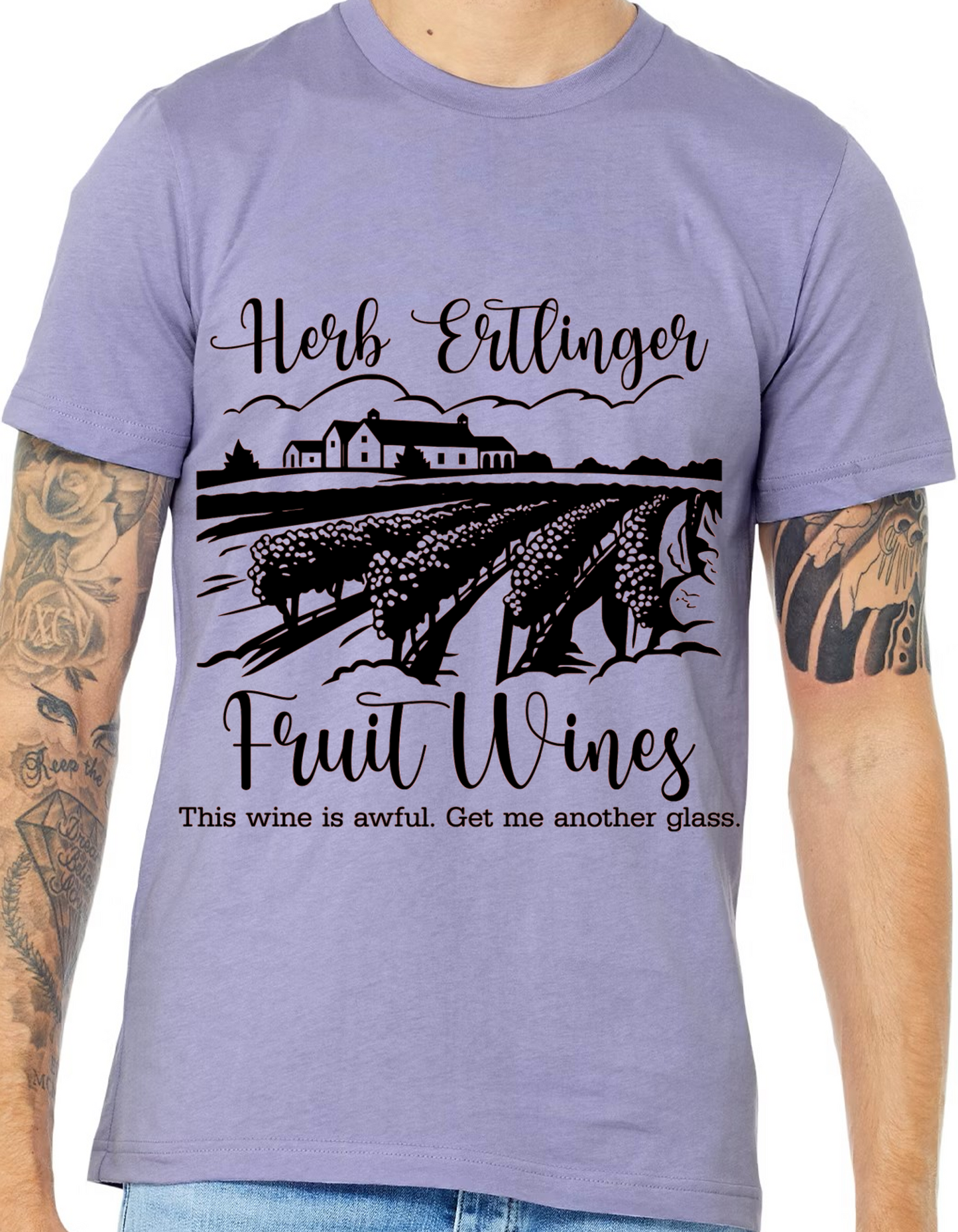 Herb Ertlinger This Wine is Awful T-Shirt