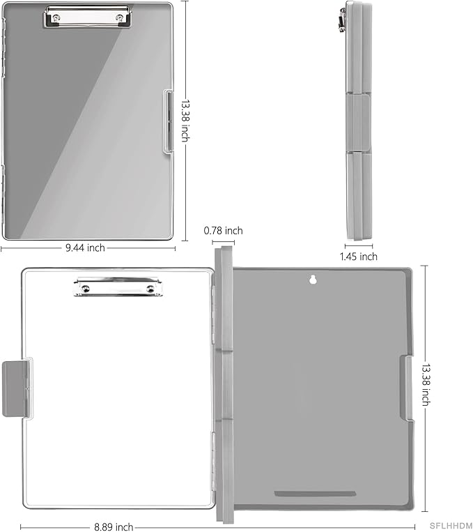 HP Wizard Owl Clipboard with Extra Storage Space