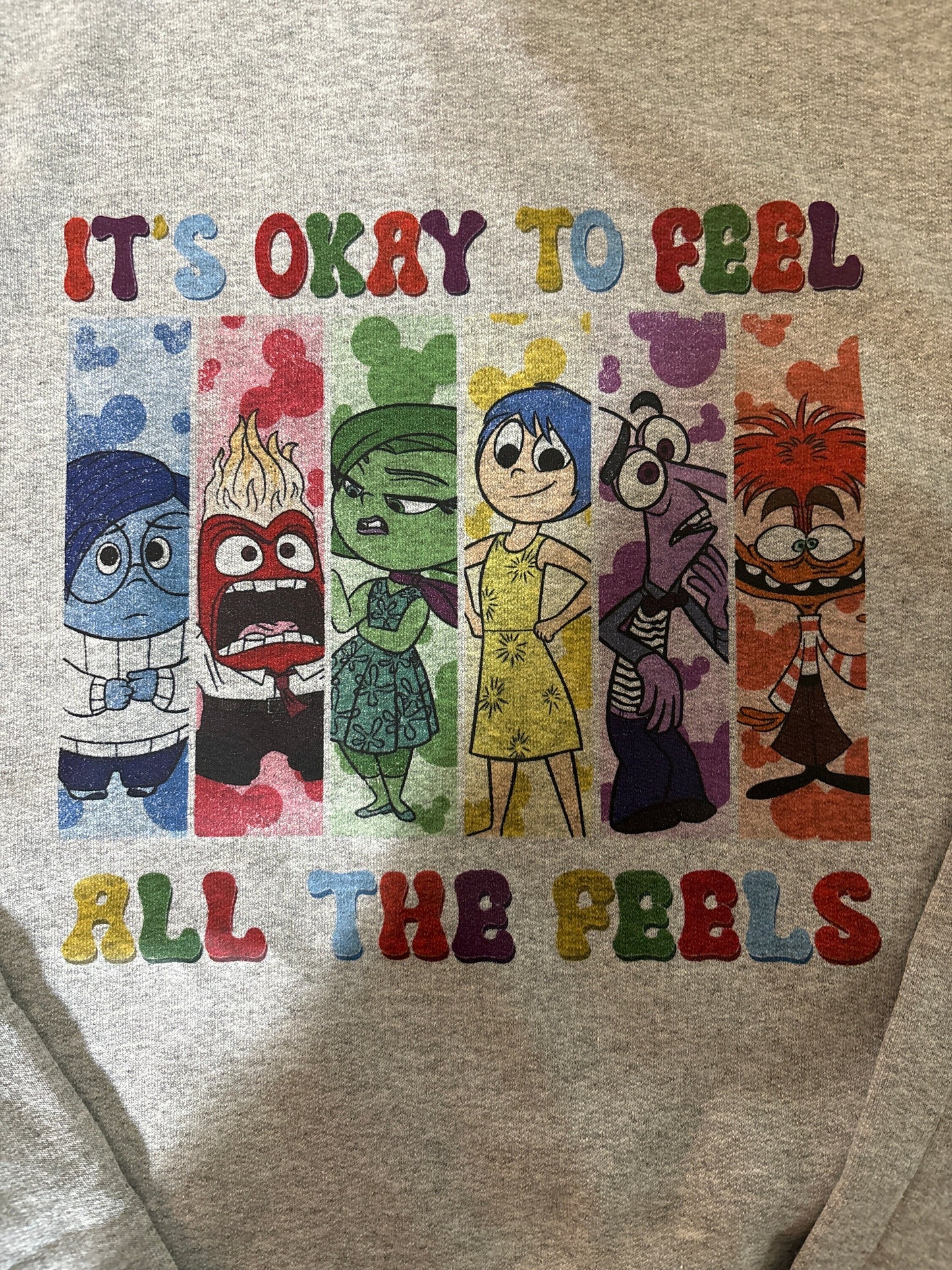 It’s okay to feel all the feels  Emotions crewneck sweatshirt