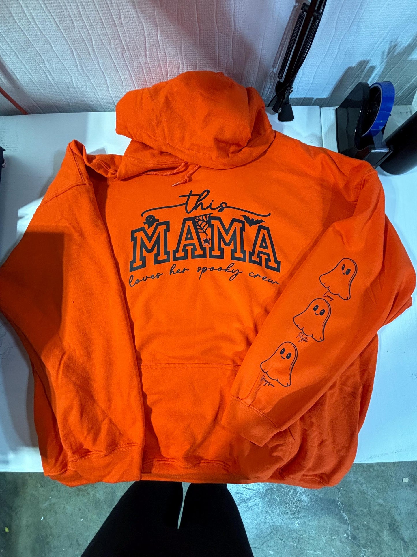 This mama loves her spooky crew PERSONALIZED hoodie