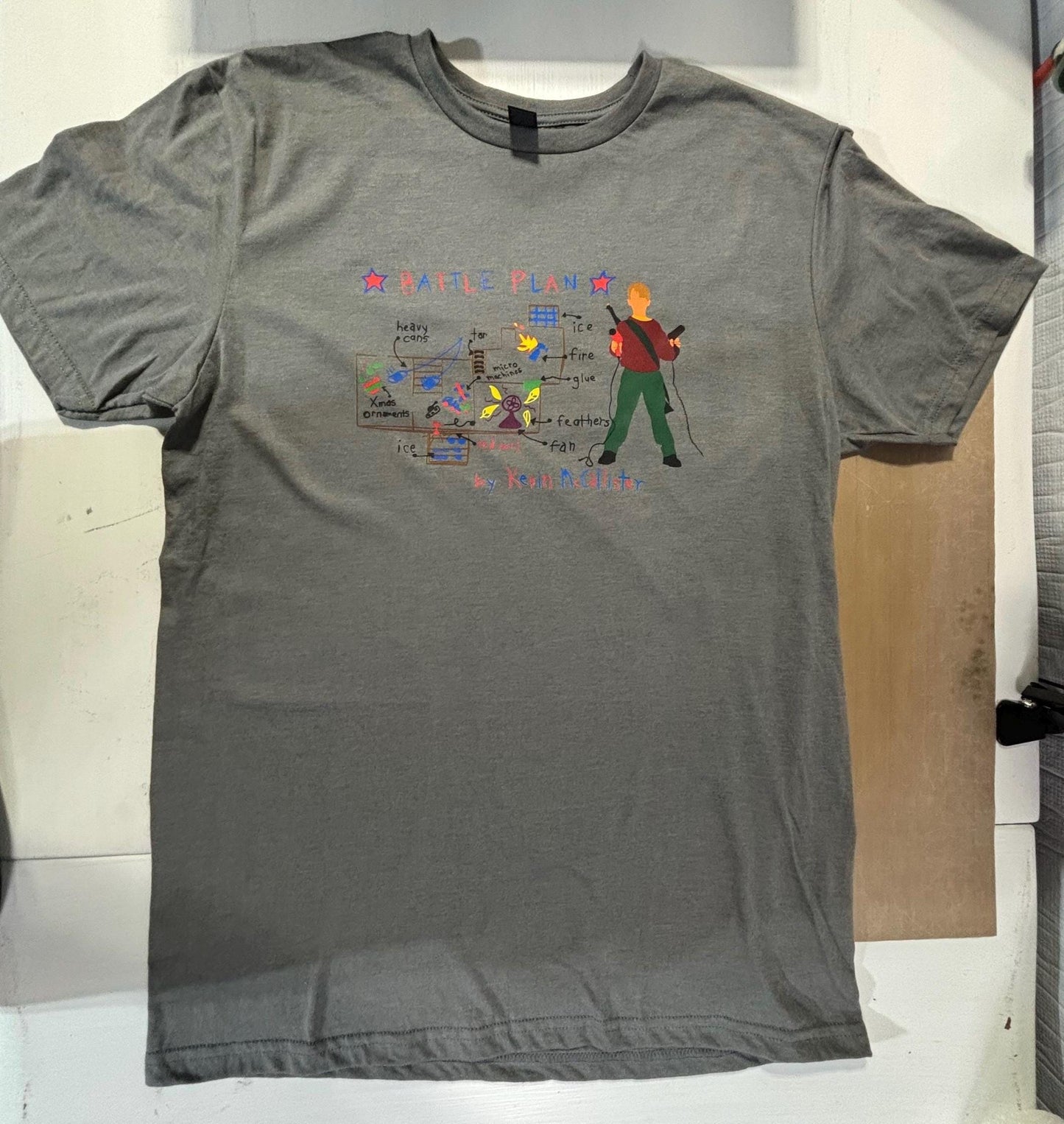 Kevin’s Battle Plan T-shirt