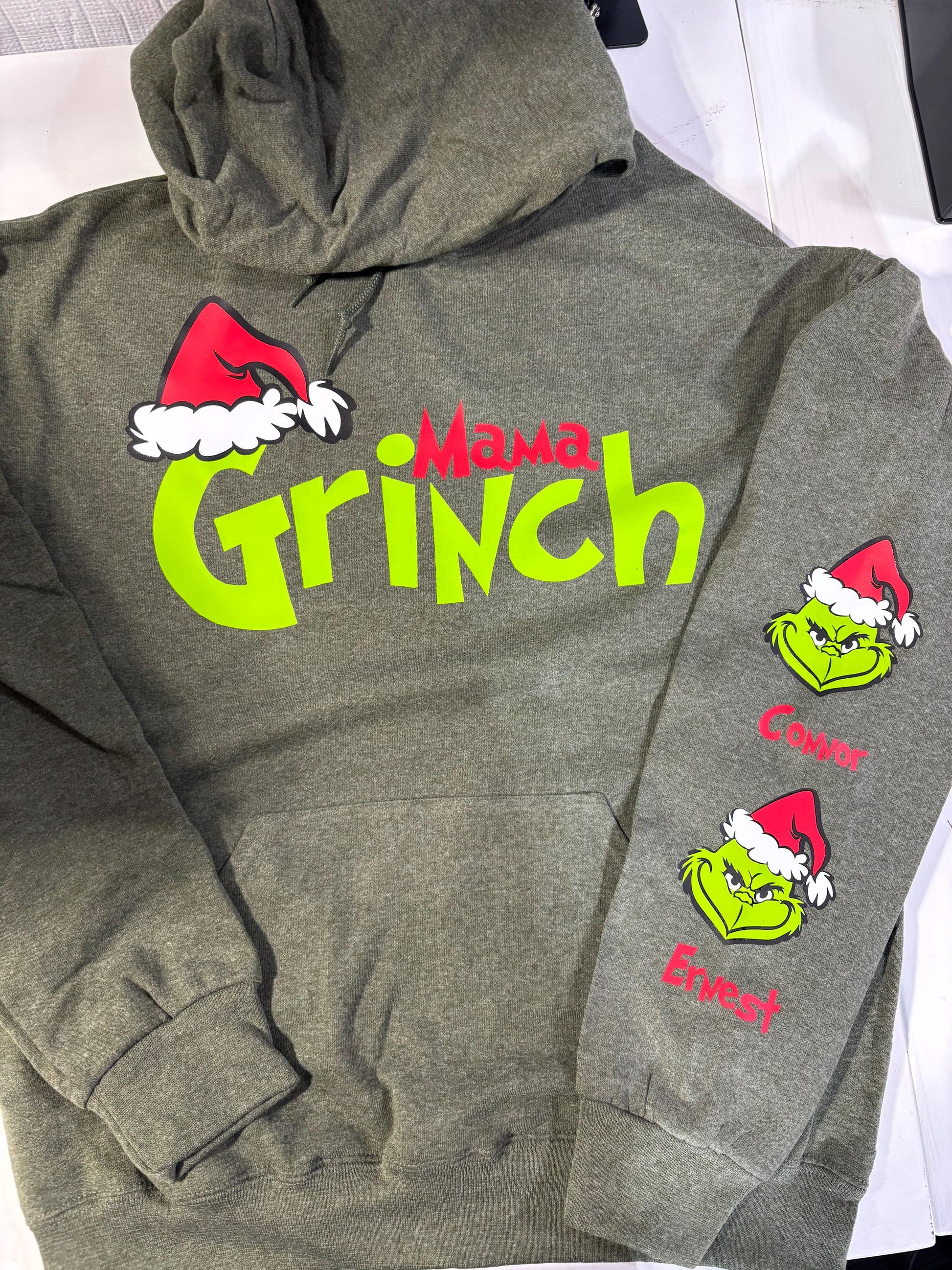 Mama Grinch PERSONALIZED hoodie