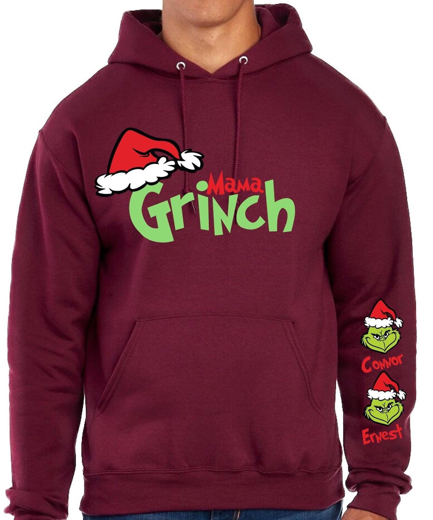 Mama Grinch PERSONALIZED hoodie