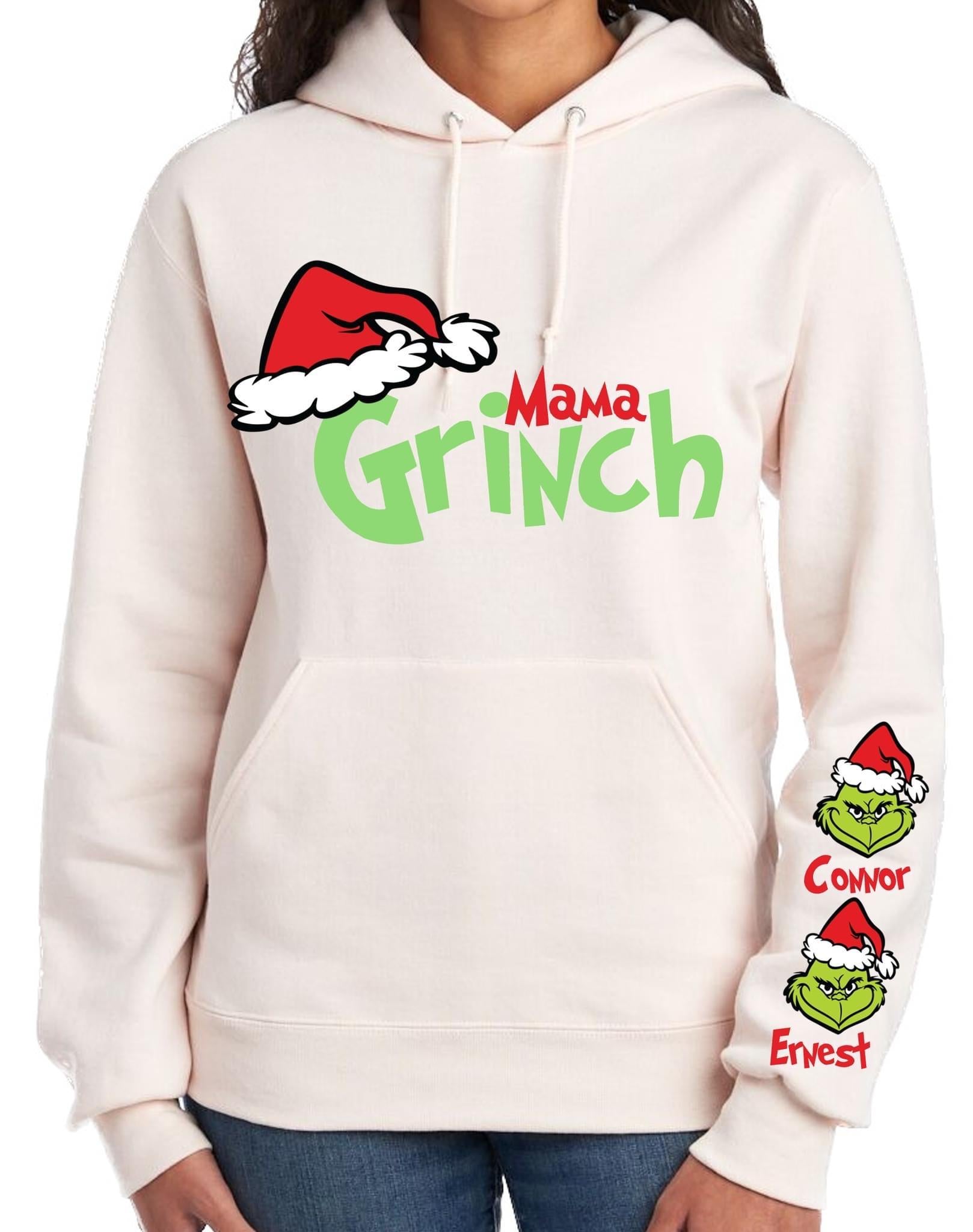 Mama Grinch PERSONALIZED hoodie