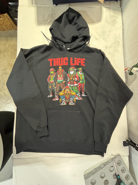 Christmas Movie Thug Life Hoodie