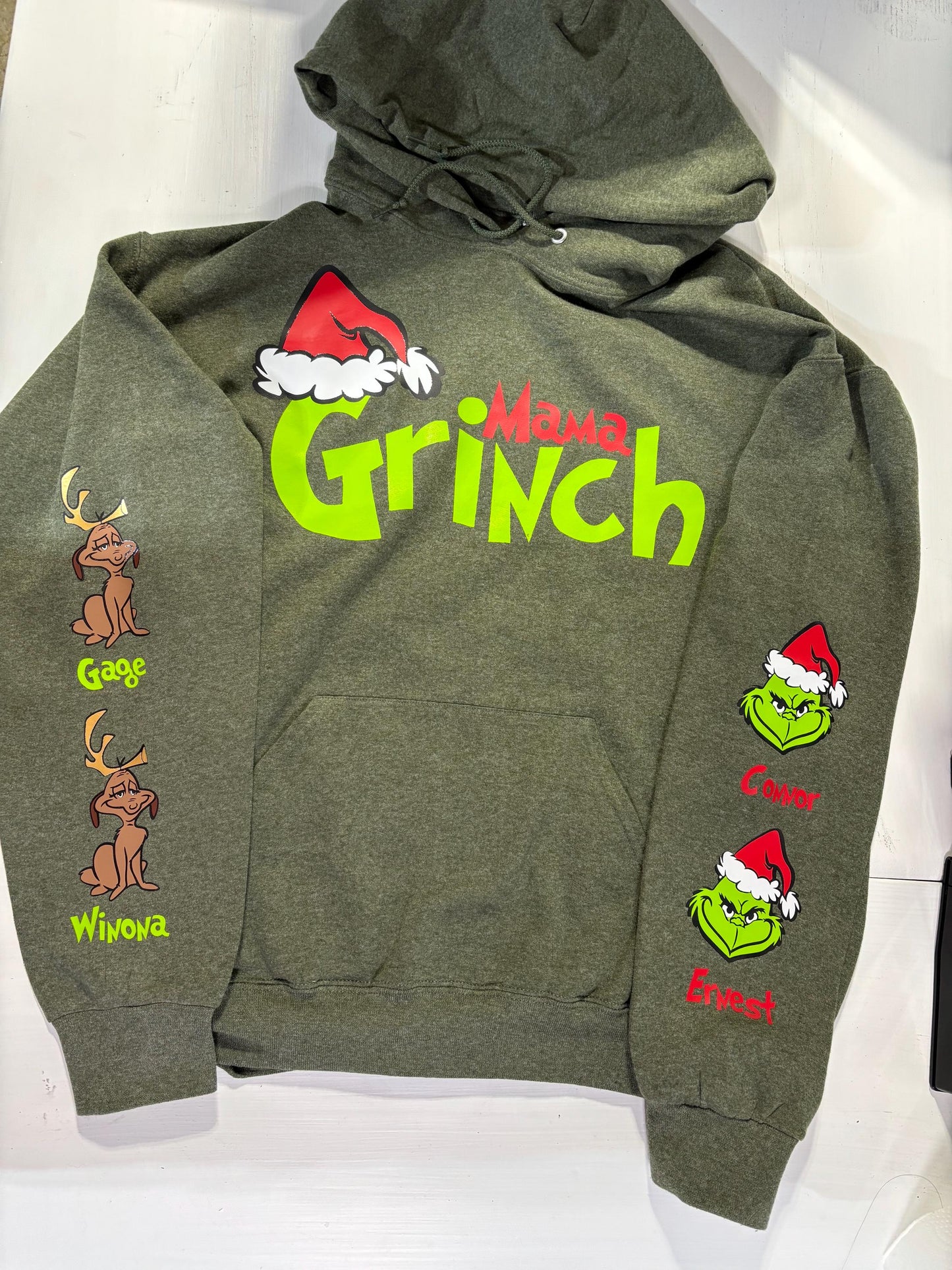 Mama Grinch PERSONALIZED hoodie