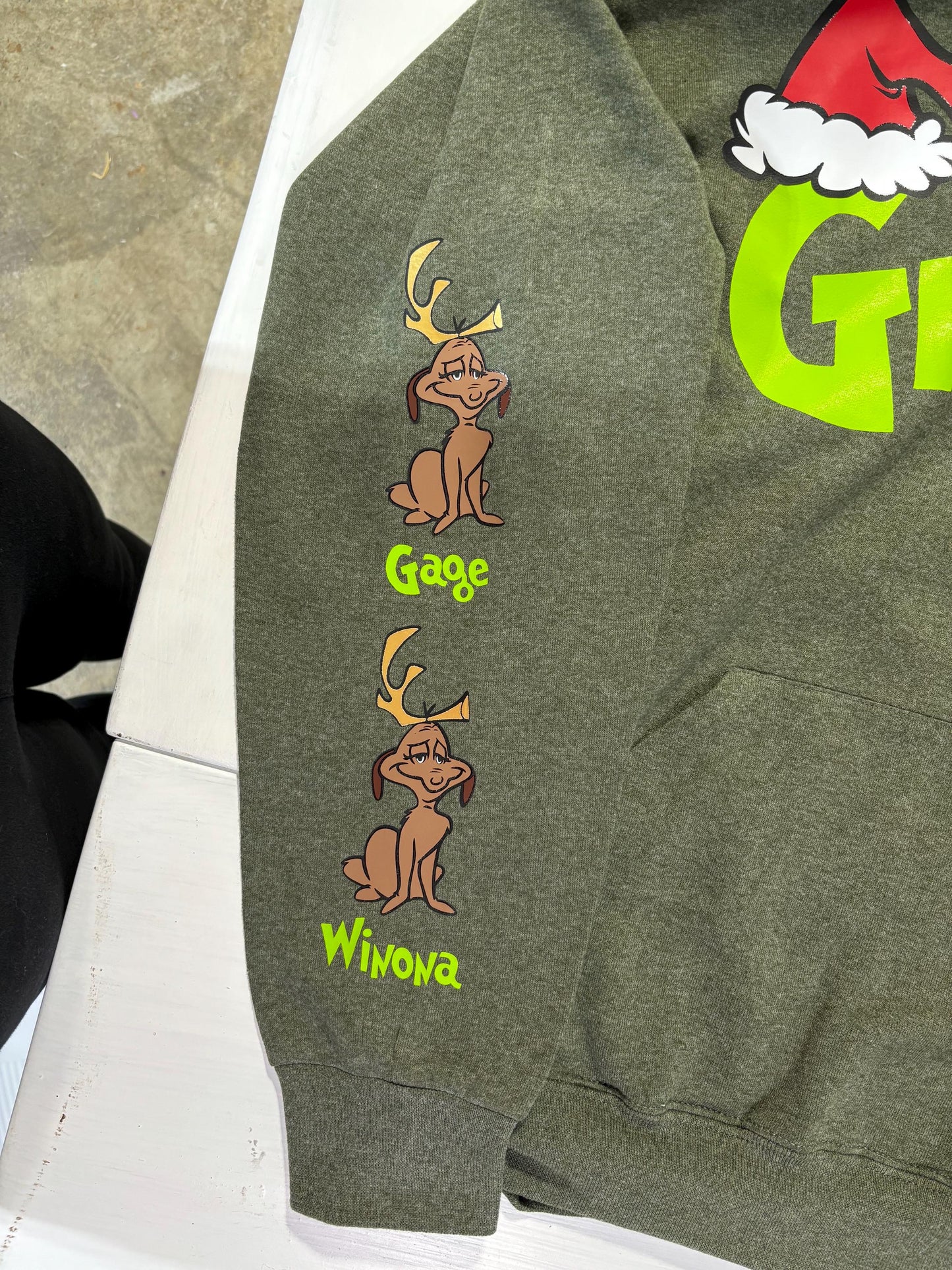 Mama Grinch PERSONALIZED hoodie