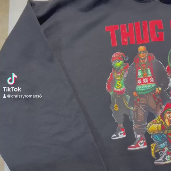 Christmas Movie Thug Life Hoodie
