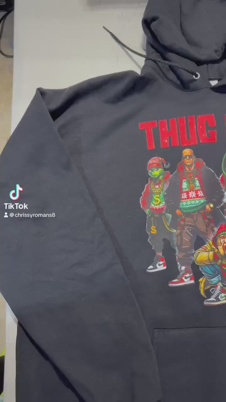 Christmas Movie Thug Life Hoodie