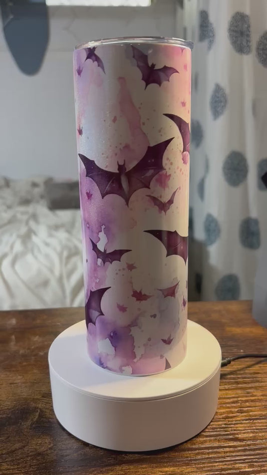 Holographic Bats 20 oz tumbler