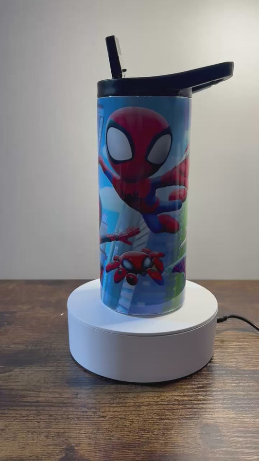 Spider Kid and his Friends 15 oz duo lid tumbler