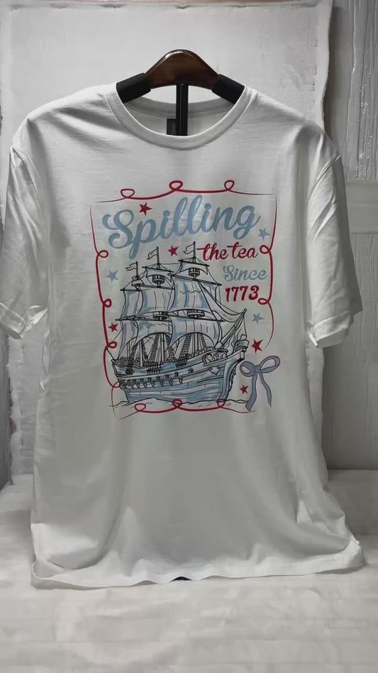 Spilling the tea since 1773 t-shirt
