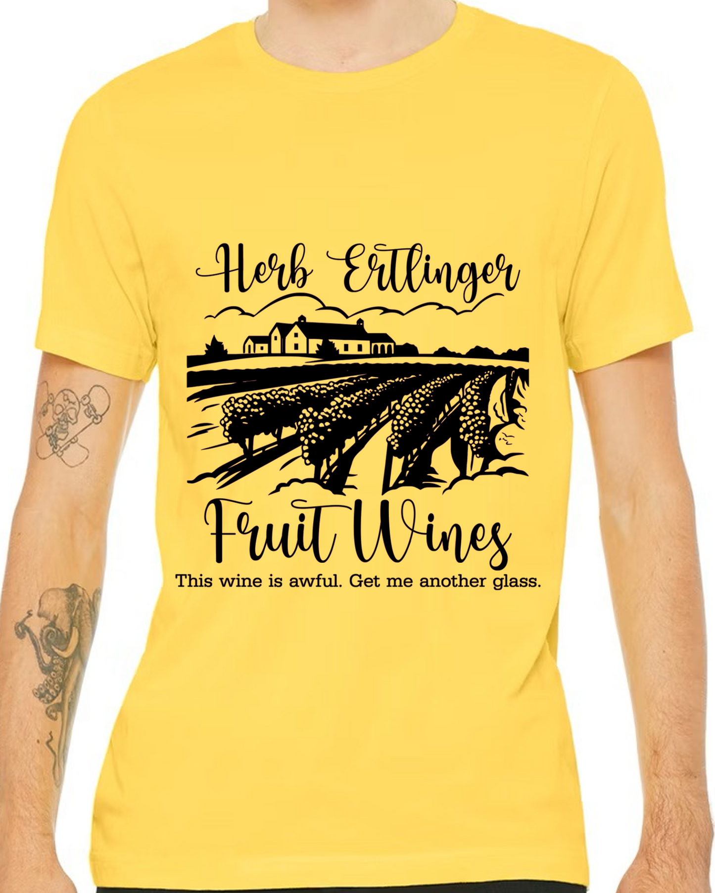 Herb Ertlinger This Wine is Awful T-Shirt